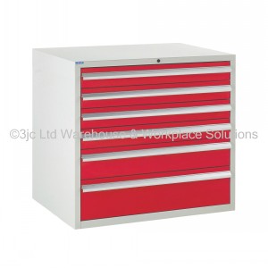 Euroslide Storage Cabinet 6 Drawer 825mm